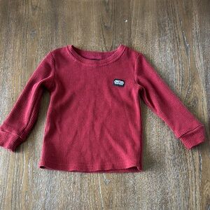 Red Kids Long Sleeve Shirt
